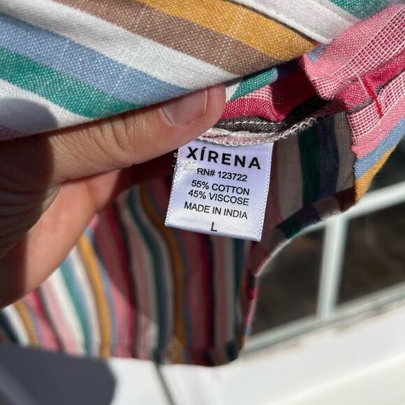 XiRENA Jensen Shirt in Pink Sunrise NWT - Picture 11 of 13